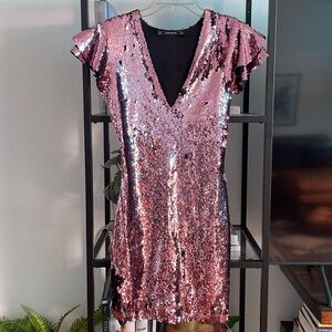 Zara sequin mini size S